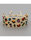 Fashion Leopard Handmade Beaded Woven Rice Bead Leopard Bracelet