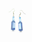 Fashion Jelly Beige Wine Bottle Simulation Resin Alloy Earrings