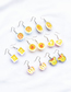 Fashion Minnie Dumplings Fun Simulation Food Resin Alloy Earrings