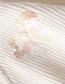 Fashion White V-neck Cardigan Beaded Knit Sleeve Bottoming Sweater