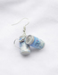 Fashion Blue Juice Drink Cans Hand-made Simulated Drink Earrings