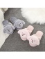 Fashion Gray Puppies Baotou Childrens Cotton Slippers