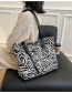 Fashion Zebra Canvas Zebra Print Shoulder Bag