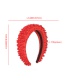 Fashion Red Fabric Resin Headband