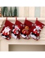 Fashion Snowman Linen Santa Elk Christmas Stocking