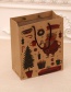 Fashion Medium [26*10*32cm] No. 1 Christmas Hand Kraft Paper Bag