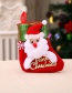 Fashion Red Large Socks (elderly) Christmas Old Man Snowman Bear Christmas Stocking