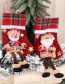 Fashion Bear Christmas Doll Doll Three-dimensional Linen Long-leg Christmas Stocking