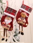 Fashion Old Man Christmas Doll Doll Three-dimensional Linen Long-leg Christmas Socks