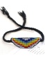 Fashion Color Mixing Rice Bead Woven Rainbow Handmade Beaded Bracelet
