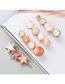 Fashion 8-piece Set Five-pointed Star Dripping Oil Diamond Butterfly Combined With Blonde Clip