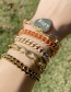 Fashion Thick Chain Bracelet Dripping Oil Thick Chain Gold-plated Copper Bracelet