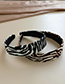 Fashion Black Fabric Animal Print Headband
