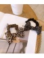 Fashion White Leopard Leopard Bow Bow Bow Hair Rope