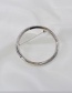Fashion Silver Color Geometric Ring Alloy Brooch