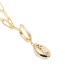 Fashion Shell Gold-plated Copper Necklace With Zircon Shells