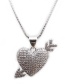 Fashion One Arrow Through The Heart O Sub Chain Gold A Gold-plated Copper Necklace With Micro-inlaid Zircon