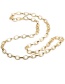 Fashion 60mm Chain + Accessories A Gold-plated Copper Necklace With Zircon