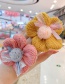 Fashion Green Flower Series [2 Piece Set] Flower Cherry Wool Knitted Childrens Hair Rope Hairpin