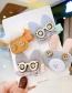 Fashion Grey Rabbit Animal Color Contrast Fabric Alloy Childrens Hairpin Hair Rope