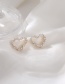 Fashion Water Drop Micro-set Zircon Five-pointed Star Love Drop Earrings