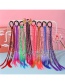 Fashion Purple Childrens Wig Gradient Color Hair Rope Twist Braid