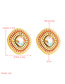 Fashion Pink Geometric Alloy Diamond Earrings