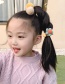 Fashion 3-piece Hair Ball Set Plush Ball Rabbit Fruit Flower Hit Color Childrens Hair Rope