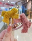 Fashion Turmeric 3-piece Set Bowknot Childrens Hair Rope Hairpin