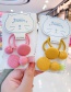 Fashion Purple Hairpin Hair Rope [3-piece Set] Round Button Fabric Alloy Childrens Hairpin Hair Rope