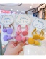 Fashion Yellow Hairpin Hair Rope [3-piece Set] Round Button Fabric Alloy Childrens Hairpin Hair Rope
