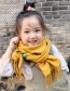 Fashion Red Color Matching Is Recommended For About 2-12 Years Old Ball Tassels Thickened Double-sided Cashmere Kids Scarf