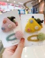 Fashion Yellow Strawberry [2 Piece Set] Strawberry Plush Hit Color Childrens Hairpin
