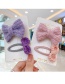 Fashion Purple Bow [2-piece Set] Bowknot Wool Alloy Childrens Hairpin