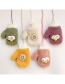 Fashion Cartoon Glasses [green] About 2-10 Years Old Plush Smiley Face Hanging Neck Plush Eyes Children Gloves