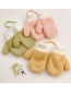 Fashion Plaid Orange Recommended 2-10 Years Old Small Size Recommended 1-4 Years Old Plush Checkered Plush Baby Gloves