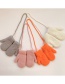 Fashion Small [orange] 2-10 Years Old Recommended 1-4 Years Old Recommended Plush Checkered Plush Baby Gloves