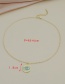 Fashion White Copper Inlaid Zircon Eye Necklace