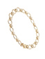Fashion Chain Gold Color Glass Eye Beads Handmade Beaded Shell Eyes Multilayer Bracelet