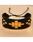 Fashion Black Rice Beads Hand-woven Geometric Bracelet