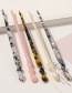 Fashion Marble Mixed Color Marble Acetate Sheet Pin Insert Hairpin