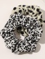 Fashion Leopard Hair Tie-coffee Polka Dot Leopard Print Large Intestine Hair Rope