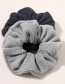 Fashion 16 Cm Six Colors-dark Gray Absorbent Plush Solid Color Large Intestine Loop Hair Rope
