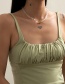 Fashion Gold Color Transparent Bead Ring Ot Buckle Necklace