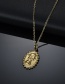Fashion Oval Portrait Necklace Stainless Steel 14k Oval Portrait Necklace