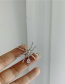 Fashion Silver Color Animal Spider Flash Drill Brooch