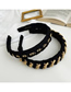 Fashion Chain Clause Chain Wide Side Metal Hand-wound Headband