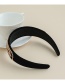 Fashion Black Fabric Alloy Diamond-studded Geometric Headband