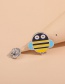 Fashion Bee Animal Bee Metal Drip Paint Brooch