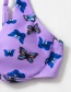 Fashion Printing Butterfly Print Split Swimsuit